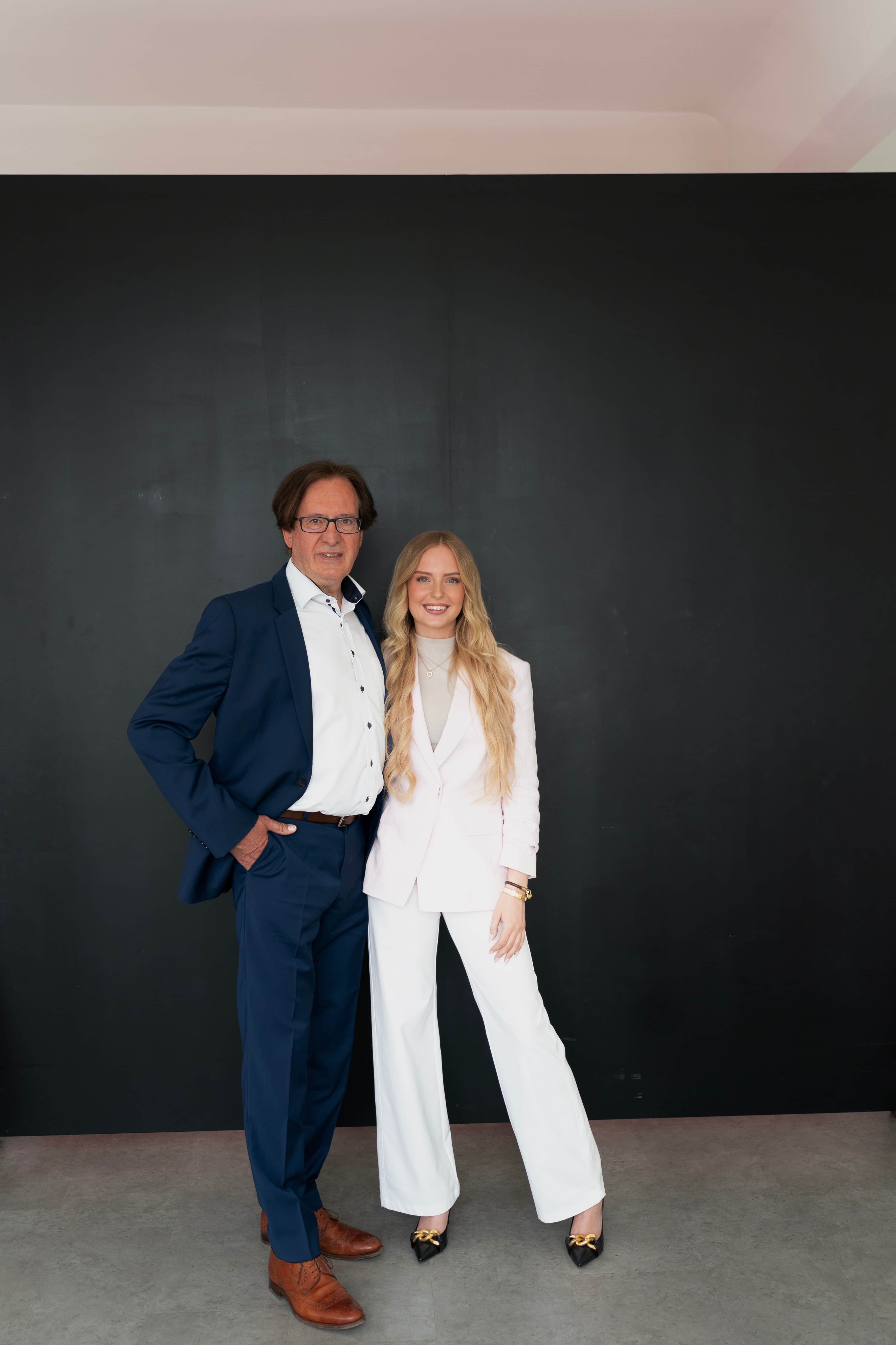 Paul Hüttig und Anna Leah Ortmann, das Team von H&O IMMO